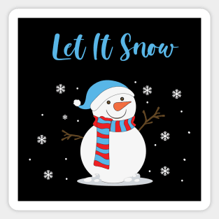 Let It Snow Sticker